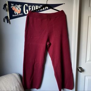 J. Crew Women's Pants - Cropped knit pant